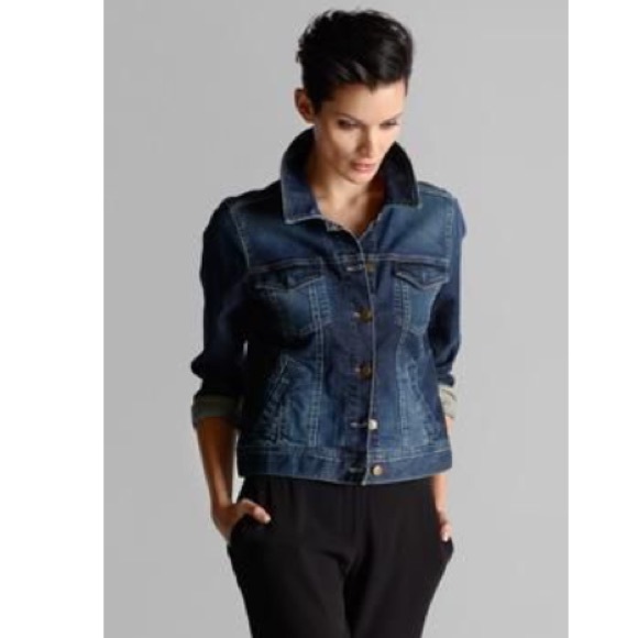 eileen fisher jean jacket